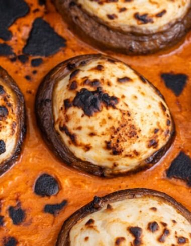 מחבת פטריות ברוטב רוזה