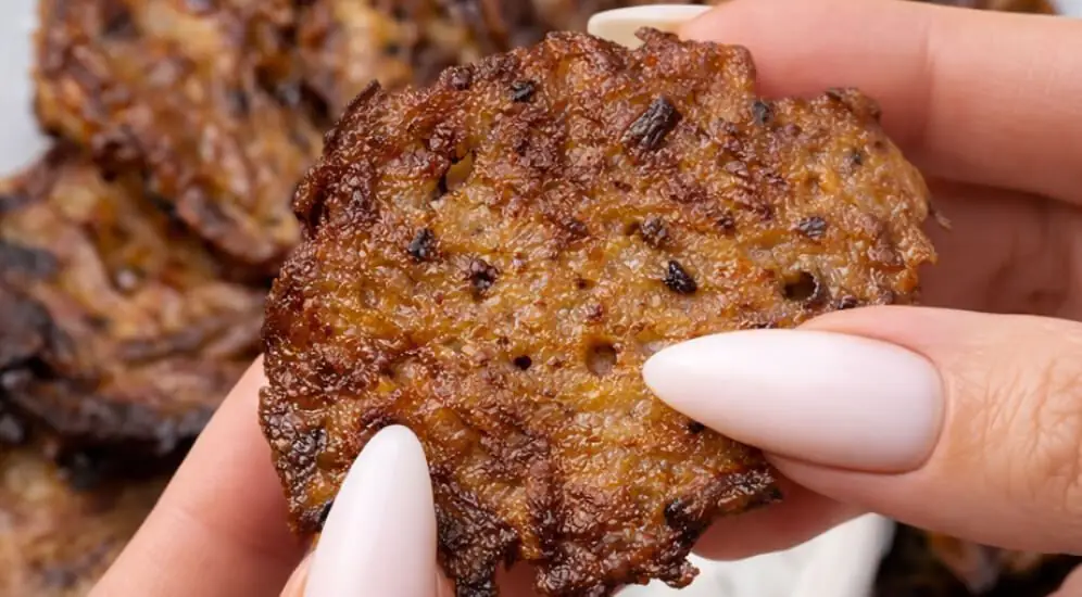 לביבות תפוחי אדמה ופטריות